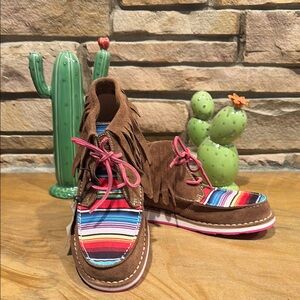Ariat Brown and Multicolor Women's Moccasins!